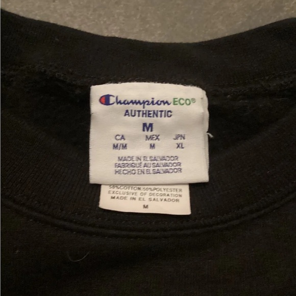 Colorado Champion Sweatshirt Black Trendy Size Medium - Picture 6 of 6